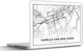 Laptop sticker - 11.6 inch - Kaart - Capelle aan den IJssel - Nederland - 30x21cm - Laptopstickers - Laptop skin - Cover