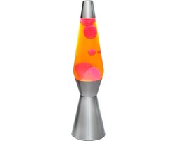foto van Lava Lamp Raket - oranje vloeistof met rode lava