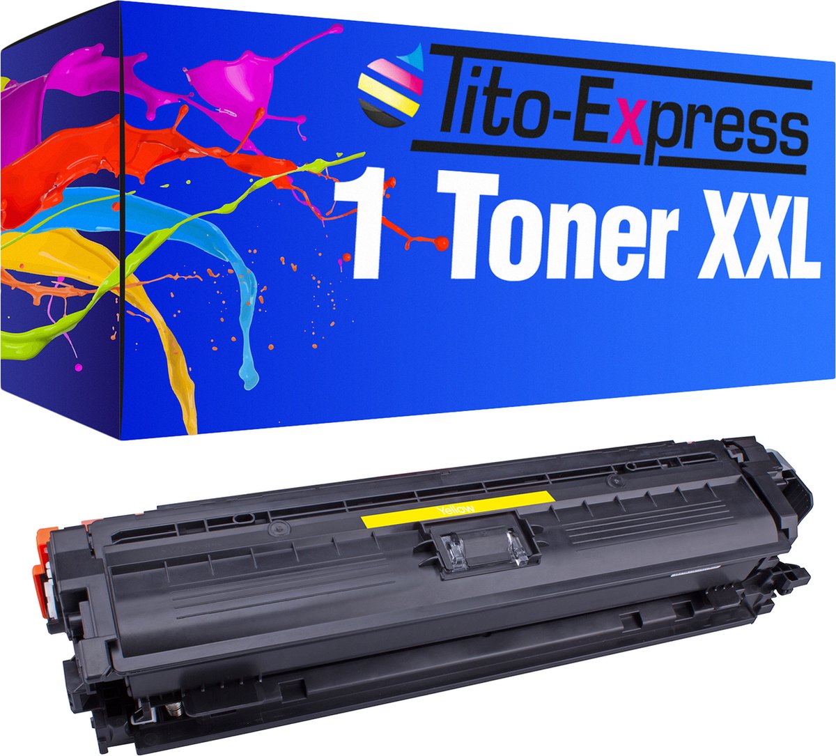 PlatinumSerie® 1 x XL toner yellow alternatief voor HP CE342A