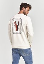 Shiwi Lobster Sweater - creme white - L