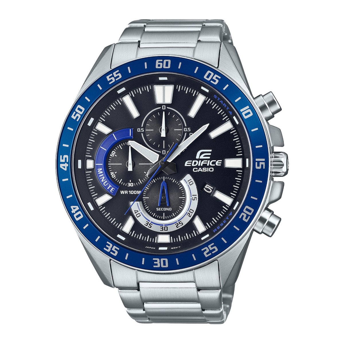 Casio Edifice EFV-620D-1A2VUEF Herenhorloge 51 mm - Zilverkleurig