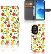 Coque OPPO Reno 6 Pro+ 5G Portefeuille Livre Fruit