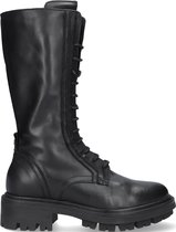 Notre-V 03-110 Veterboots - Laarzen Met Veters - Dames - Zwart - Maat 39