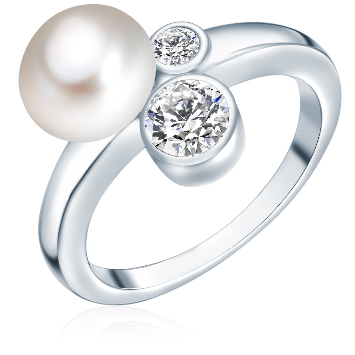 Valero Pearls Cocktail Ring - Sterling zilver - zilver - 50