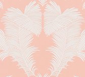 AS Creation Trendwall 2 - PALMBLAD BEHANG - Botanisch - roze wit   - 1005 x 53 cm