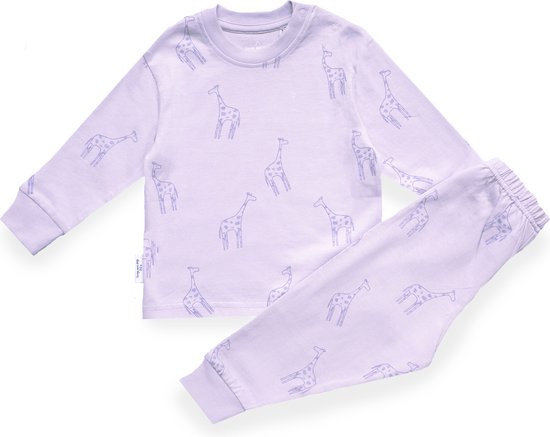 Frogs and Dogs - bambin/enfants - filles - pyjama - girafe - lilas - taille 104