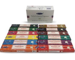 Satya wierook - assorti - mix - incense - 12 pakjes 15 grams