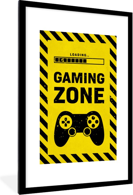 Game Poster - Gaming - Quotes - Controller - Gaming zone - Game - 80x120 cm