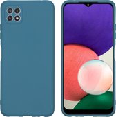 iMoshion Color Backcover Samsung Galaxy A22 (5G) hoesje - donkergroen