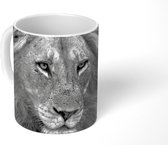Mok - Leeuw - Zwart - Jacht - 350 ML - Beker