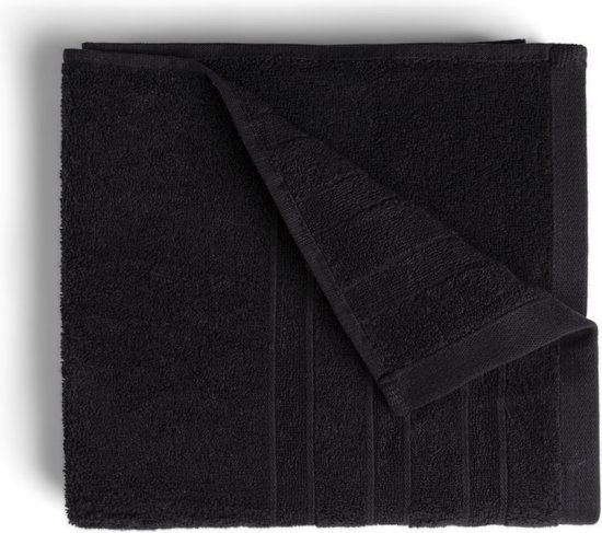 Handdoek Luxor Deluxe - 7 stuks - 50x100 - kleur zwart - Seashell