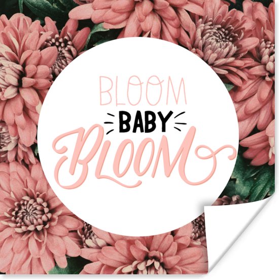 Affiche Fleurs Bebe Citation 50x50 Cm Bol Com