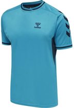 HUMMEL Jersey hmlAction Atomic blauw / zwarte iris