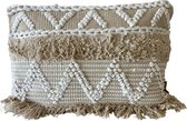 Mycha Ibiza - Bohemian - sierkussen - Boho kussen - beige - 40x60 cm – IBZ22