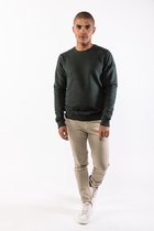 P&S Heren sweater-MORGAN-dark green-S