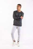 P&S Heren pullover-WILL-mid grey-L