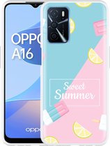 Oppo A16 / A16s Hoesje Sweet Summer - Designed by Cazy