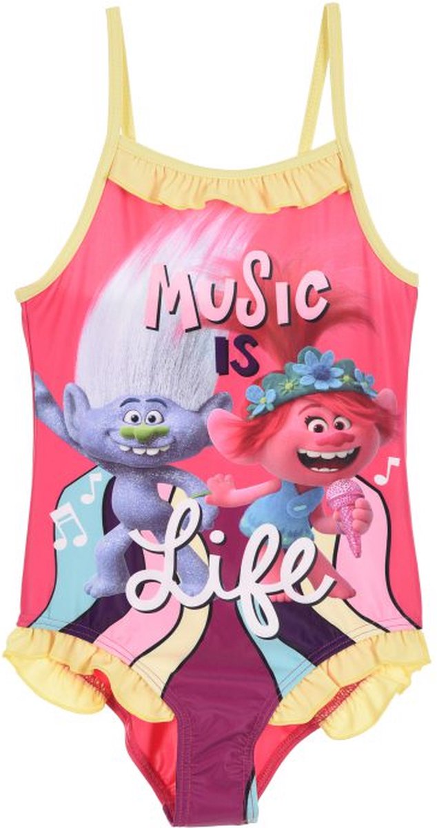 Trolls Badpak - Music is Life - Pink - 104
