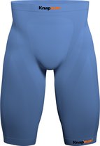 Knapman Zoned Compression Shorts 45% Lichtblauw | Compressiebroek - Liesbroek voor Heren | Maat XS