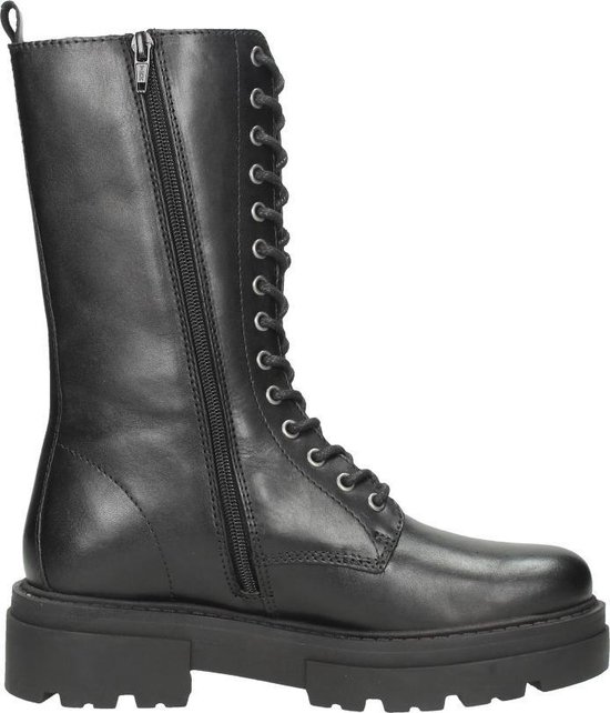 SUB55 Dames veterlaars Veterschoenen Hoog zwart Maat 36 bol