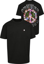 Urban Classics Heren Tshirt -XL- Summer Of Love Oversize Zwart