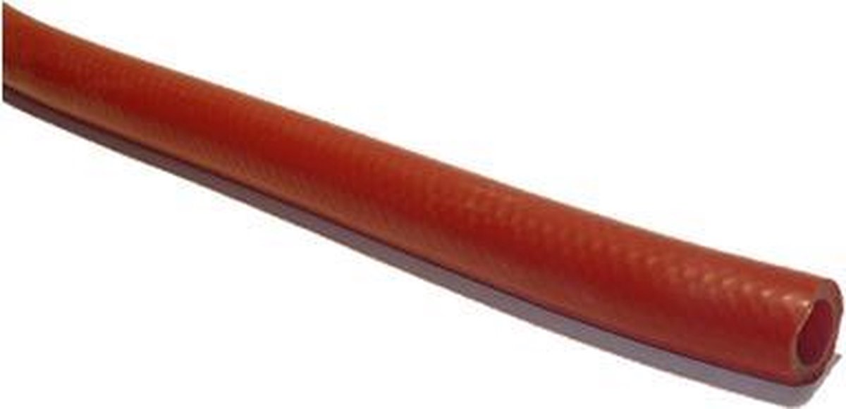 Siliconeslang - FDA - Rood - 8 x 14,5mm (Per meter)