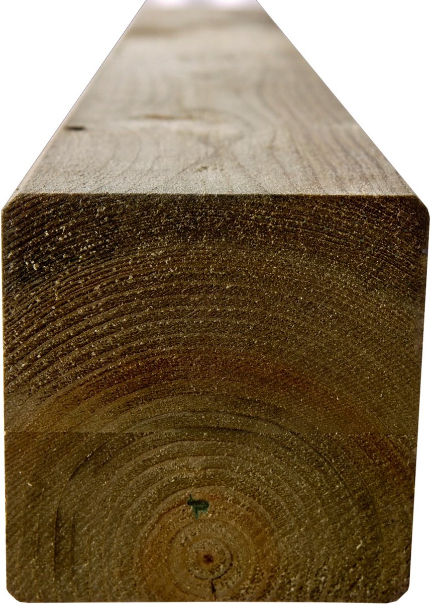 Bol.com Intergard Tuinpalen houten paal grenen 9x9x300cm aanbieding