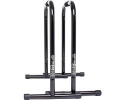 Lebert Equalizer XL Dip Bars Zwart - Dip Station - Pull Up Bar - Push Up Bars - Calisthenics - Krachttraining voor het gehele lichaam