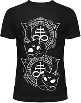 Heartless Dames Tshirt -XL- CAT CRAFT Zwart