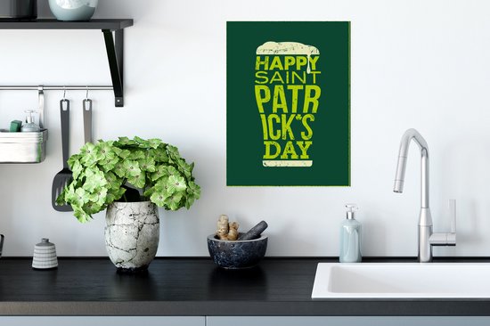 Affiche Affiche Vintage sur le thème de la Saint-Patrick - 30x40 cm
