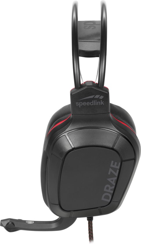 Speedlink Draze Gaming Headset - Zwart/Rood - PS4