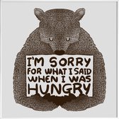 JUNIQE - Poster met kunststof lijst I'm Sorry For What I Said When I