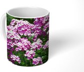 Mok - Tuin vol roze vlambloemen - 350 ML - Beker