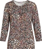 Cassis - Female - T-shirt imprimé camouflage  - Kaki