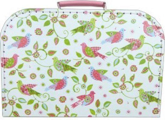 Simply for Kids - Tinnen theeset in koffer - Lente vogels (15-delig) van Simply for kids — afbeelding 2