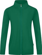 Jako Doubletex Sweaterjas Dames - Groen