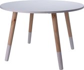 Kindertafel licht grijs hout - tafeltje - bijpassende stoeltjes ook te koop bij ons B.E.A.U. - prachtige kindertafel ideaal voor in de kinderkamer of woonkamer - Kleurtafel / speeltafel / knu
