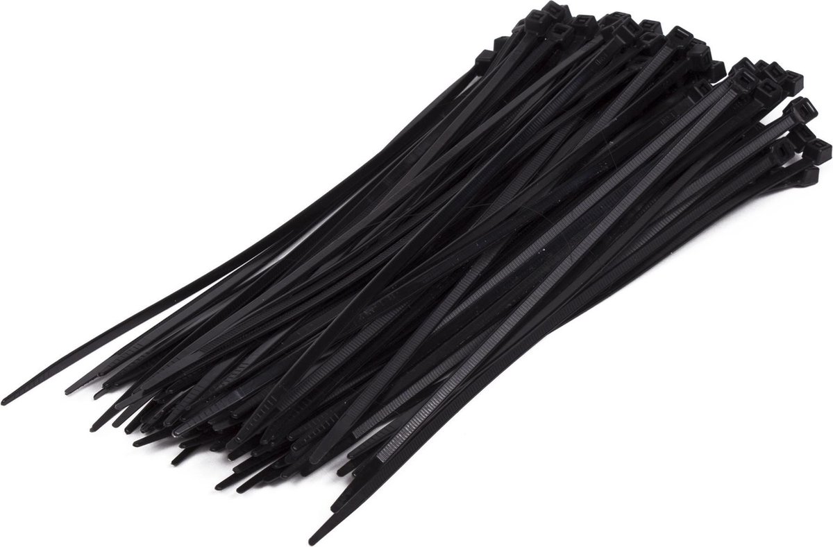Serre-câbles 4,8x430 mm en Noir 500 Pièces