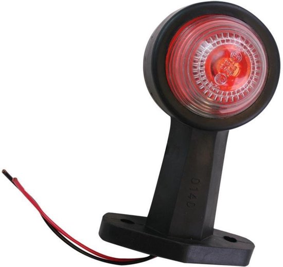 Proplus Breedtelicht Rood/Wit 120Mm Recht - Kampeerhal Roden