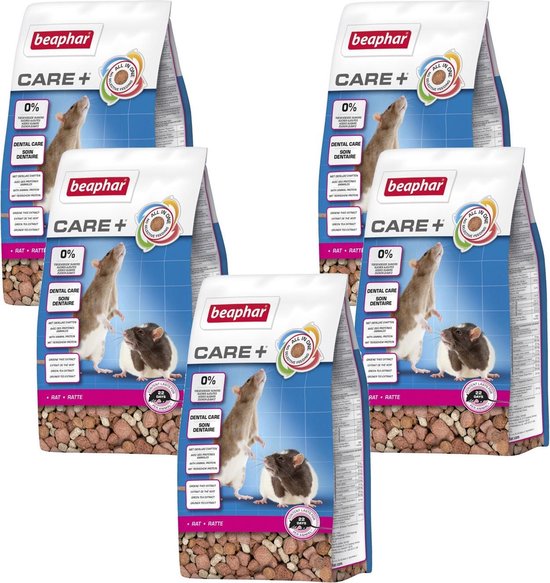 Xtra Vital Care Plus Rat - Rattenvoer - 5 x 250 g | bol.com