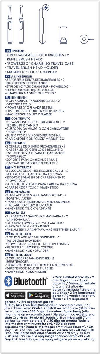 Oral-B iO 9 Elektrische Tandenborstel Duopack - Roze en - afbeelding 2