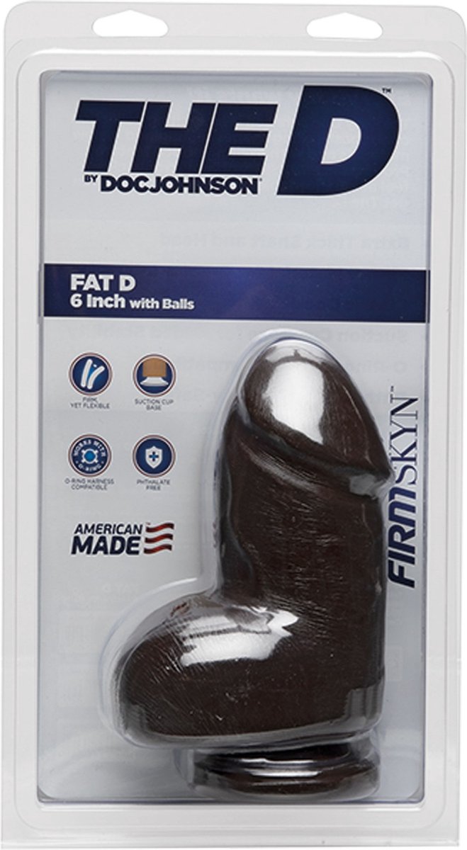 Goedkoopste The D The Fat D Realistische Dildo Met Balzak - 16 cm