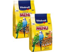 Vitakraft Parkieten Premium Menu - Vogelvoer - 2 x 1 kg