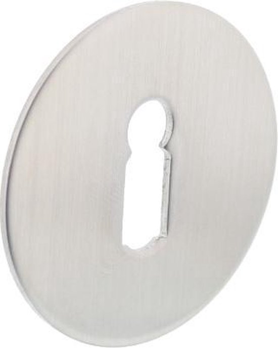 Intersteel Rosette trou de serrure autocollant en acier inoxydable brossé