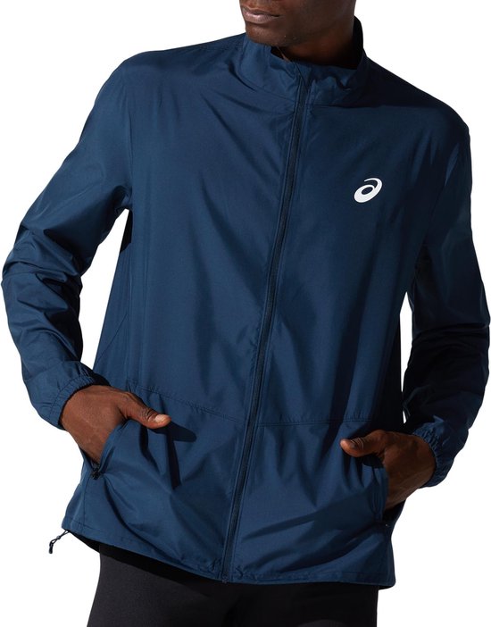 Asics Core Jacket  Sportjas - Maat L  - Mannen - donker blauw