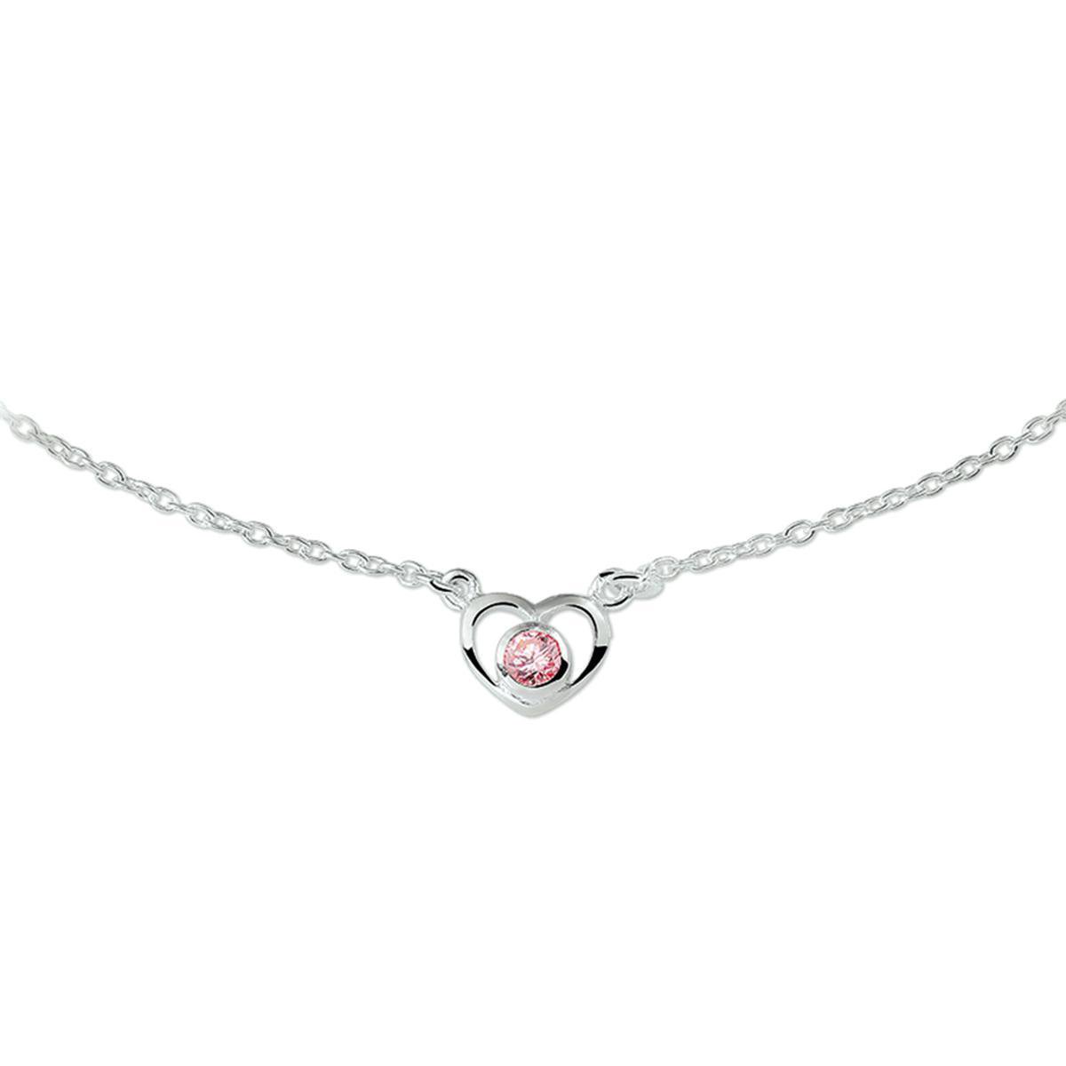Fantasy Collection Collier hart en zirkonia 36 - 38 cm - PSN1321941