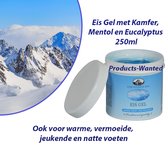 4-Potten Eis Gel met Kamfer, Mentol en Eucalyptus 250ml