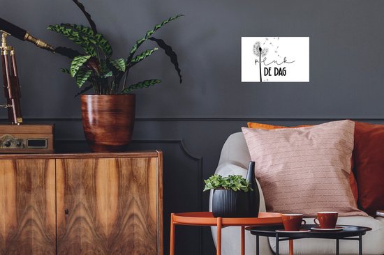 Stickers Stickers muraux - Citations - Saisir le jour - Carpe diem - Proverbes - 30x20 cm - Feuille adhésive