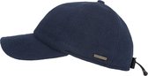 Hatland - Baseball cap voor heren - Lenox - Blauw - maat S/M (56CM)