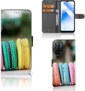 GSM Hoesje OPPO A16/A16s | OPPO A54s Flipcover Maken Macarons